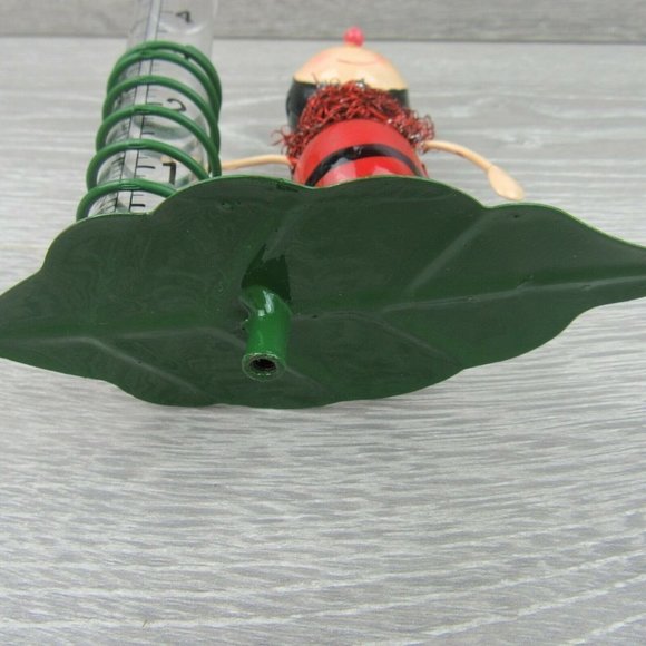 Yard Decor Garden Outdoor Ladybug Rain Gauge - Picture 9 of 12